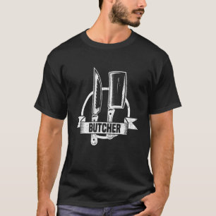 Fleischer Messer Fleischschneider Tierfutter Schla T-Shirt