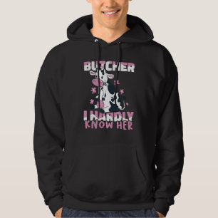 Fleischerei Metzgerei Metzger Ich kenne sie kaum Hoodie