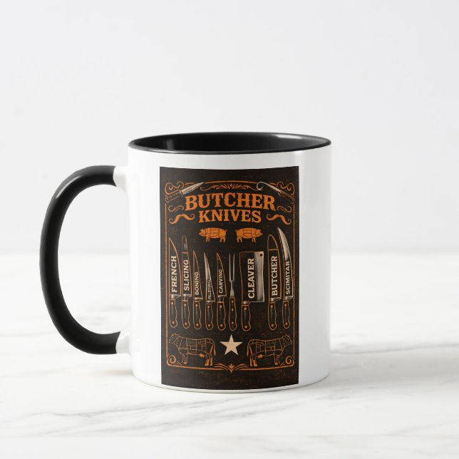 Fleischermesser Tasse (Links)