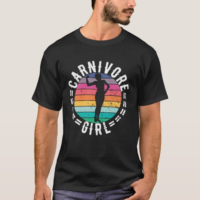 FLEISCHFRESSENDES MÄDCHEN FLEISCHESSER STEAK  SÜß  T-Shirt (Vorderseite)