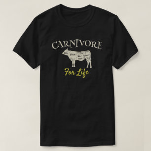 Fleischfresser für das Leben T-Shirt