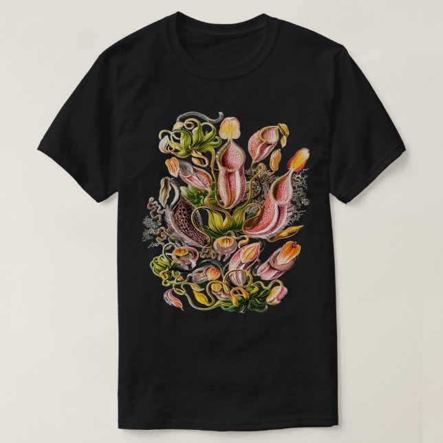 Fleischfresser Pflanze Gartenbau T-Shirt (Design vorne)