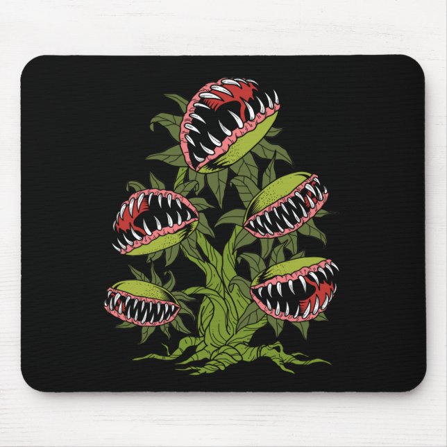 Fleischfresser Pflanze gibt Monster Venus Fliegenf Mousepad (Vorne)