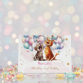 Fleischkatzen Meow-Gary-Kindergeburtstag Große Geschenktüte