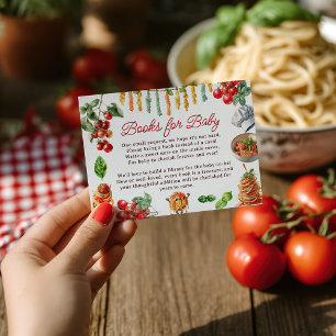 Fleischklößchen Italienische Pasta Bücher für Baby Begleitkarte