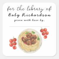 Fleischklößchen-Pasta-Baby-Party Für die Bibliothe
