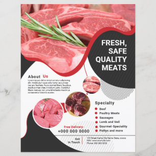 Fleischladen   Butcher Shop Flyer