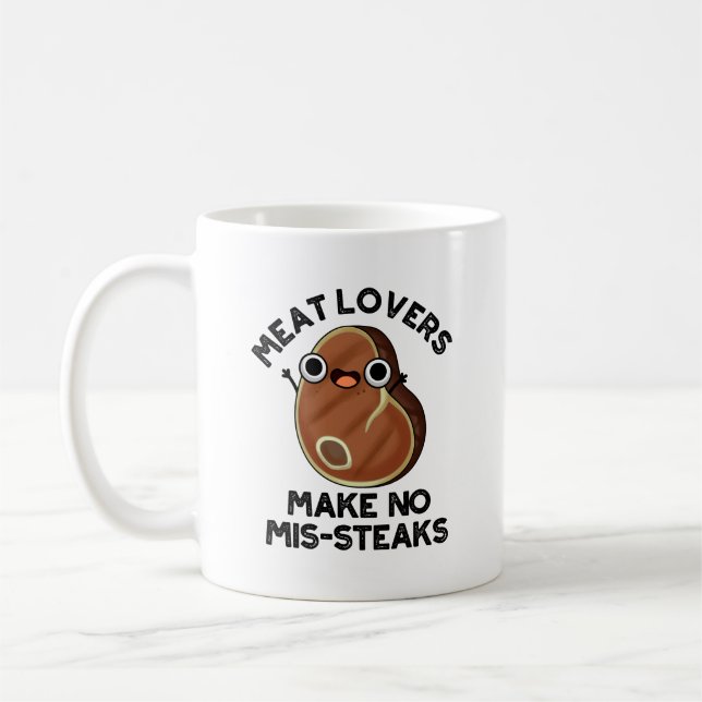 Fleischliebhaber machen keine Miststeaks Funny Foo Kaffeetasse (Links)