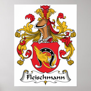 Fleischmann Familienwappen Poster