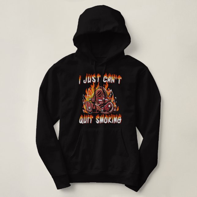 Fleischraucher GRILLEN Pitmaster Ba Hoodie (Design vorne)