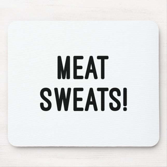 Fleischschweiß - Bbq T-Shirt  Mousepad (Vorne)