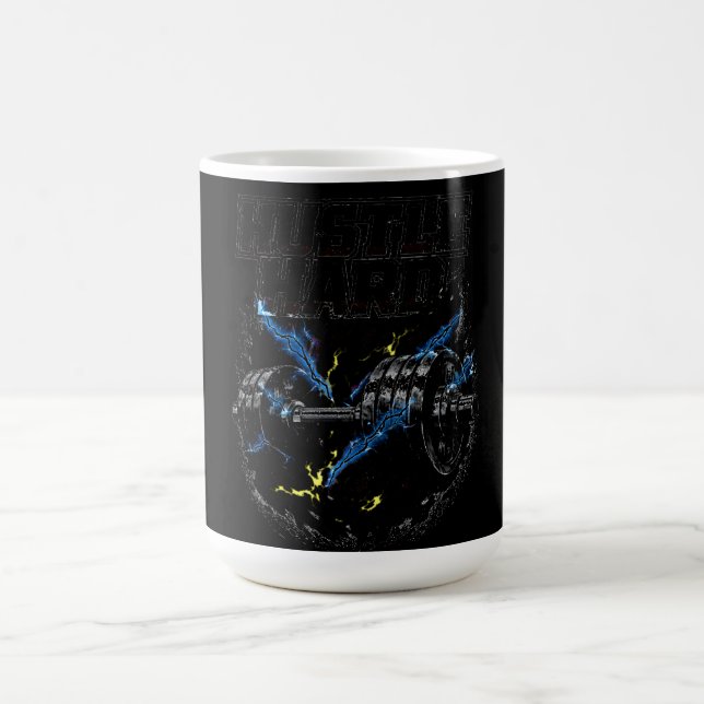 Fleißig sein – Arbeitsethik Gym Motivation Kaffeetasse (Mittel)
