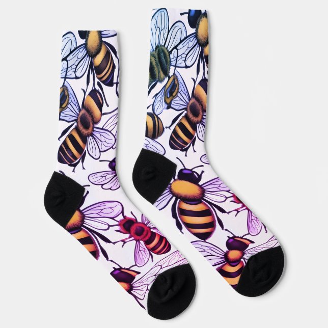 Fleißig wie eine Biene Socken (Rechts)