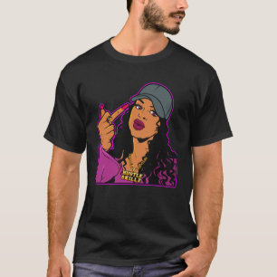 Fleißige Fähigkeiten Schwarze Frau Kleinunternehme T-Shirt