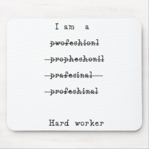 Fleißiger Arbeiter Mousepad