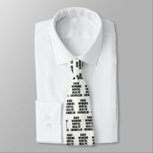 fleißiger Berater für psychische Gesundheit Krawatte
