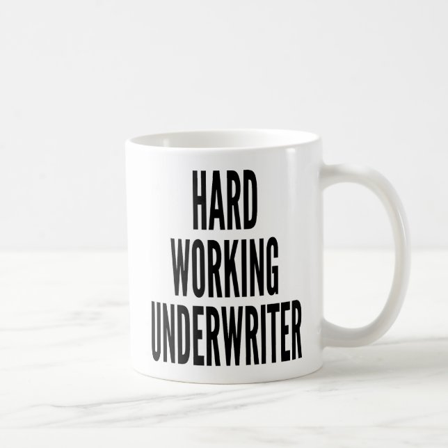 Fleißiger Versicherungssachbearbeiter Kaffeetasse (Rechts)