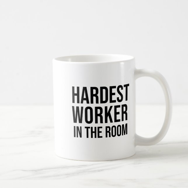 Fleißigster Arbeiter im Raum, Workout-Motivation S Kaffeetasse (Rechts)