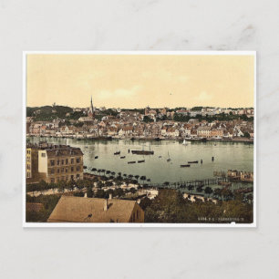 Flensburg, Blick vom Ballastberg, II., Schleswig-H Postkarte