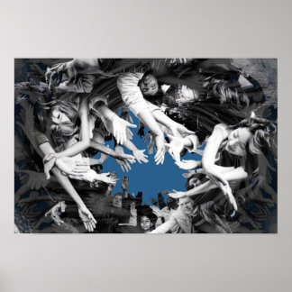 Flesh Tornado Mauer Kunstdruckerin Poster