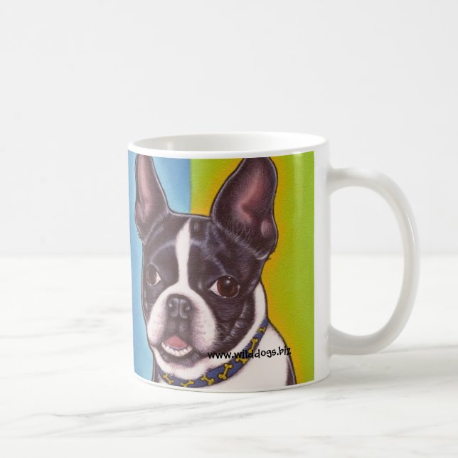Fletcher die Boston-Terrier-Tasse Kaffeetasse (Rechts)