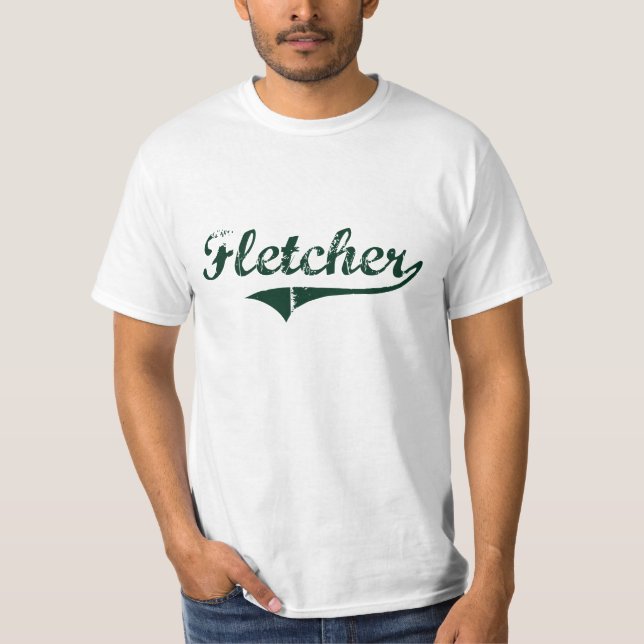 Fletcher Vermont klassischer Entwurf T-Shirt (Vorderseite)
