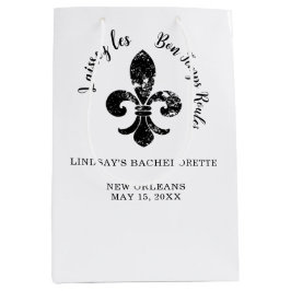 Fleue De Lis Bachelorette-Geschenktasche Mittlere Geschenktüte