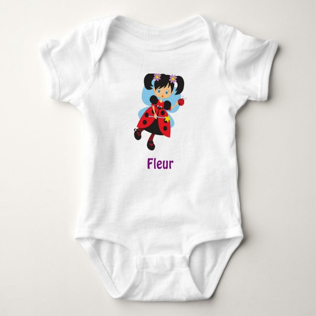 FLEUR-Babykleidung Baby Strampler (Vorderseite)