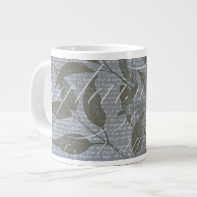 Fleur de Bleu I Jumbo-Tasse (Vorderseite Links)