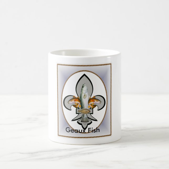 Fleur de Geaux Fish Tasse (Mittel)