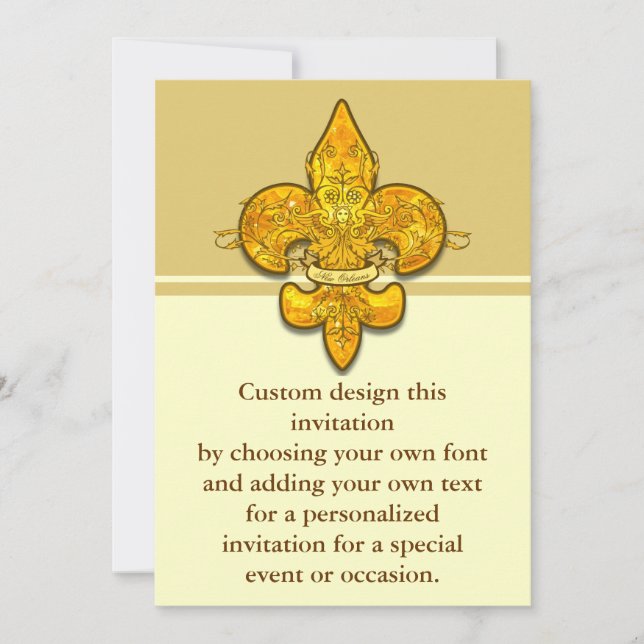 Fleur de Guardian Einladung (Vorderseite)