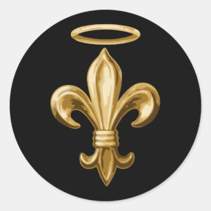 Fleur de Halo Runder Aufkleber