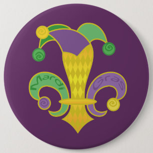 Fleur de Jester Button