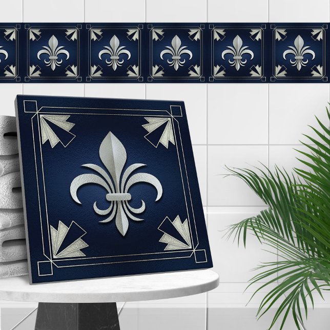 Fleur-De-Lis - Art Deco Fliese (Von Creator hochgeladen)