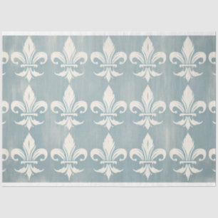 Fleur-de-lis Dekoupage Tissue Paper Seidenpapier