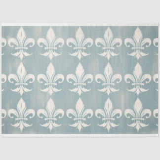Fleur-de-lis Dekoupage Tissue Paper Seidenpapier