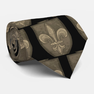 Fleur De Lis Familienwappen Krawatte