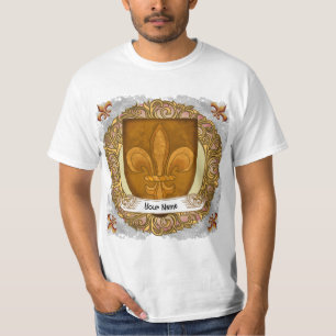 Fleur De Lis Familienwappen Nachname T-Shirt