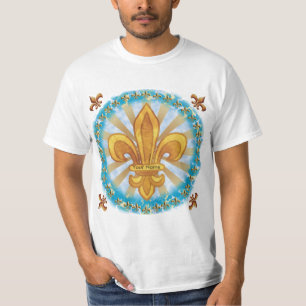 Fleur De Lis Familienwappen Nachname T-Shirt