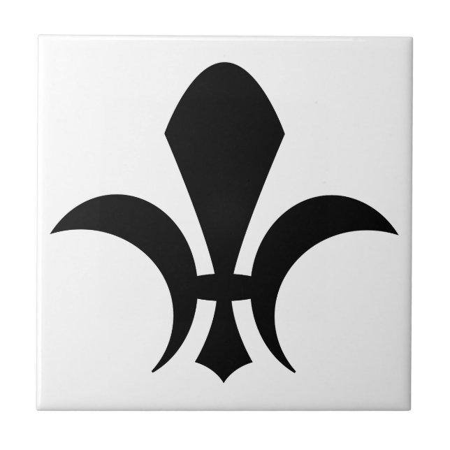 Fleur-De-Lis Fliese (Vorderseite)