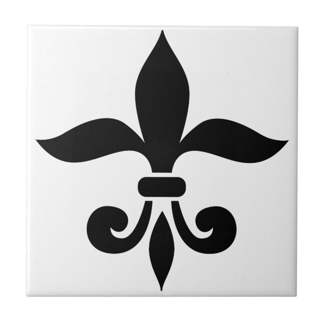 Fleur-De-Lis Fliese (Vorderseite)