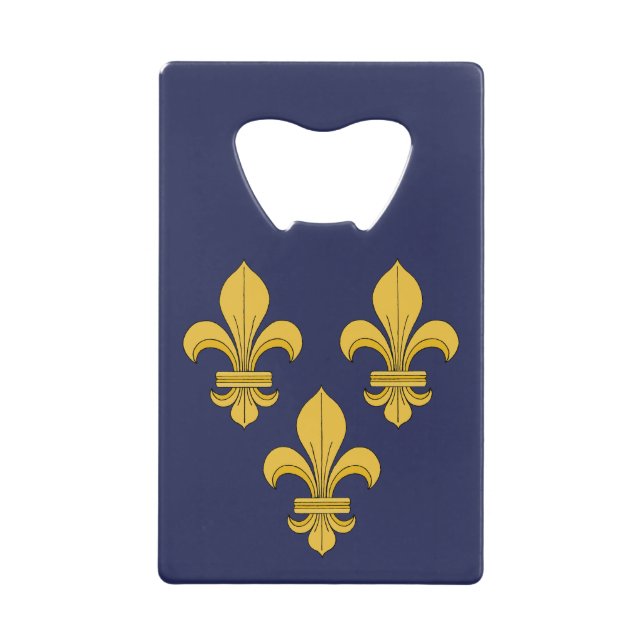 Fleur-de-lis Geldbeutel Flaschenöffner (Vorderseite)
