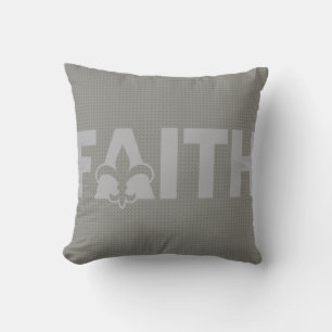 Fleur de lis Glaube Kissen