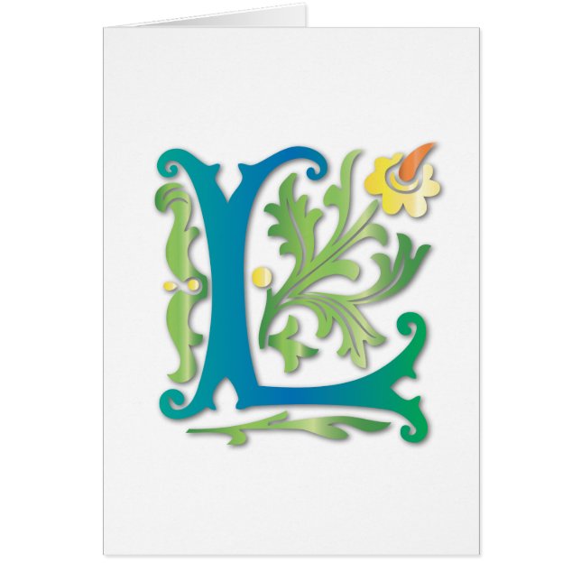 Fleur-de-lis L Monogramm (Vorne)
