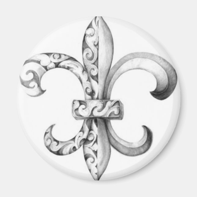 Fleur-de-lis Magnet (Vorne)