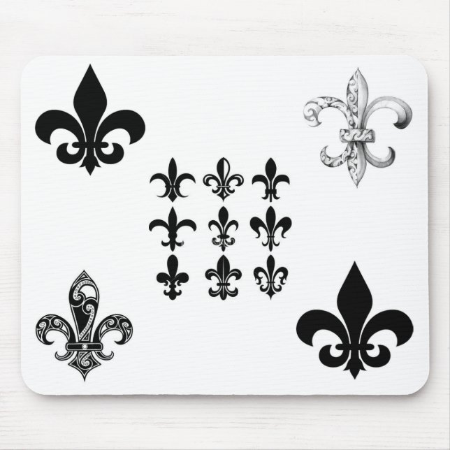 Fleur-de-lis Mousepad (Vorne)