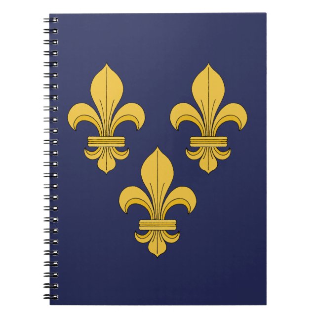Fleur-de-lis Notizblock (Vorderseite)