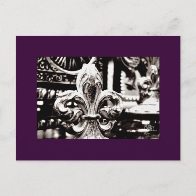 Fleur de Lis [Postkarte] Postkarte (Vorderseite)