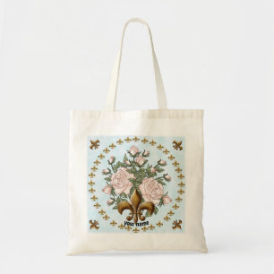 Fleur De Lis Rosen Tragetasche