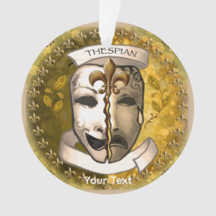 Fleur De Lis Schauspielermasken Ornament
